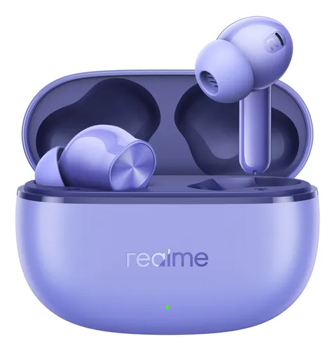 Fone De Ouvido Bluetooth Realme Buds T200 Lite Sem Fio (Roxo violeta)